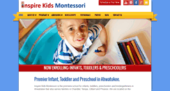 Desktop Screenshot of inspirekidsmontessori.com